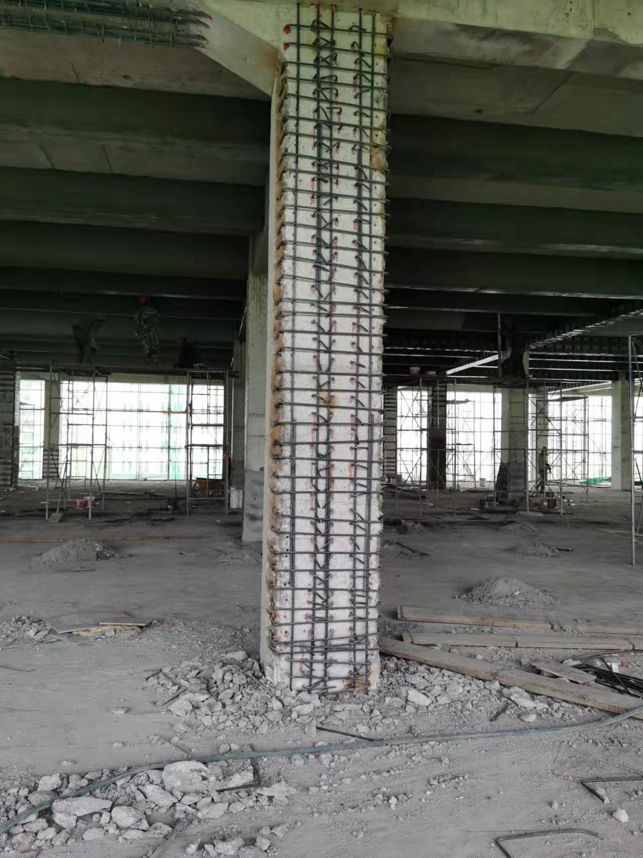 可克达拉梁柱增大界面加固工程施工方案